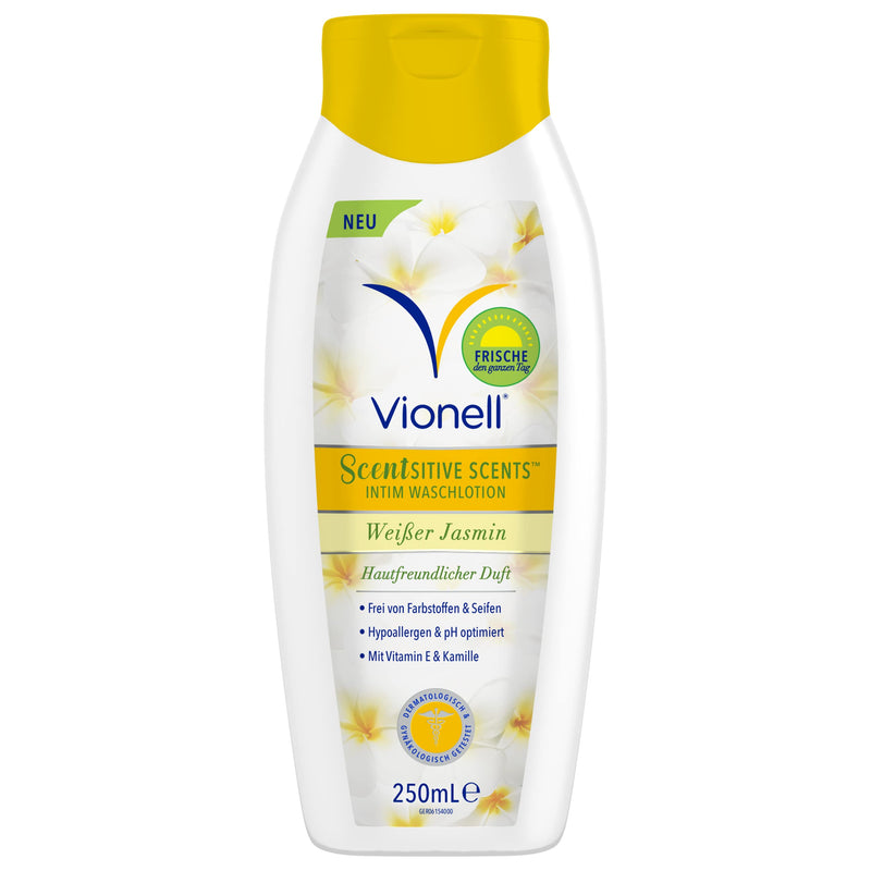 Vionell Intimate Wash Lotion Women Scentsitive Scents Daily Feminine, Plus Vitamin E & Chamomile, All-Day Freshness, Hypoallergenic, White Jasmine Fragrance, 250 Ml - NewNest Australia