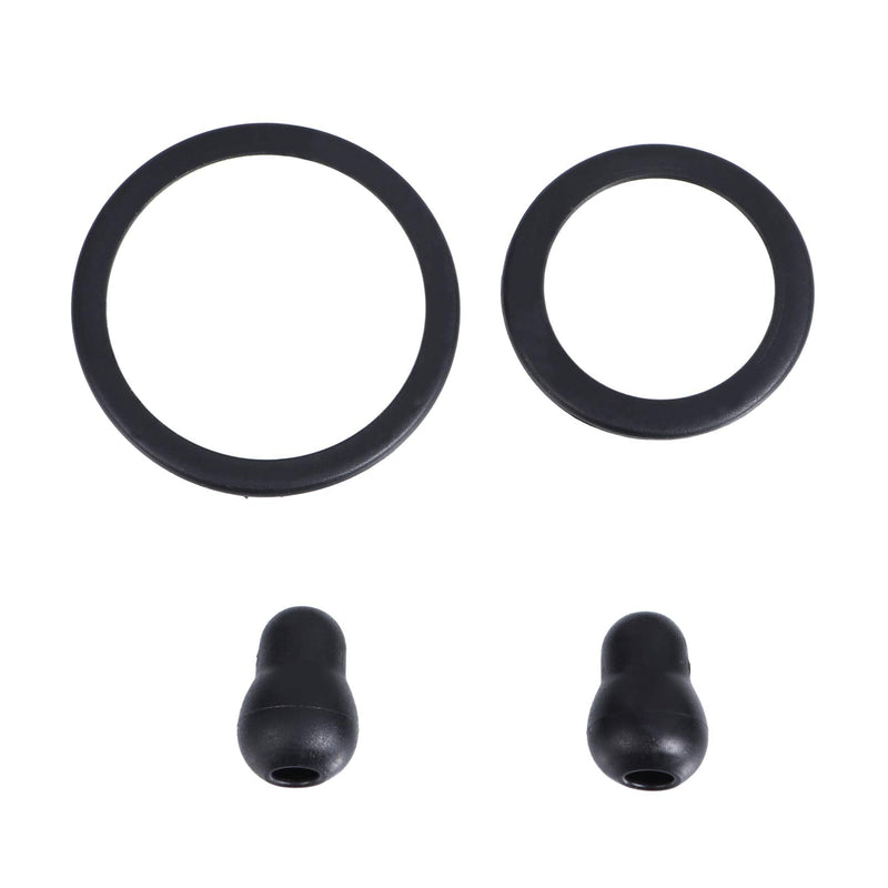Ultechnovo 2 Sets Cardiology Tips - Replacement Doctor Universal Kit Tips - Hospital Accessories Snap Lock Durable Earplugs Plastic Tools Ear Pvc Earplugs Parts - NewNest Australia