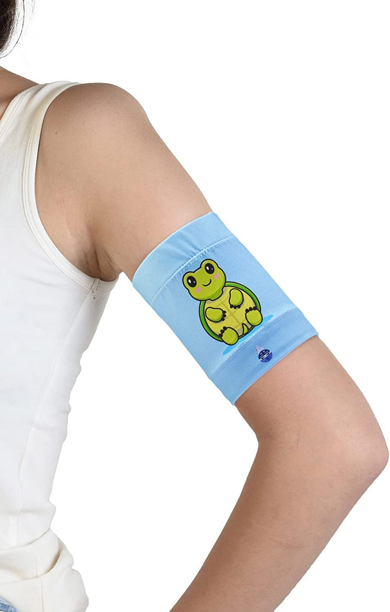 Slide Band Children, Glucose Sensor Protection Bracelet Freestyle Libre, Medtronic, Dexcom Or Omnipod - Comfortable Reusable Diabetic Tape (Junior.Xs (17-19 Cm)) - NewNest Australia