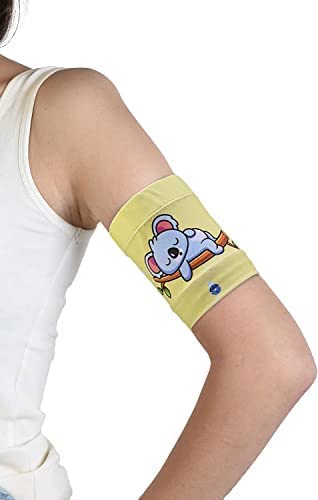 Slide Band Children, Glucose Sensor Protection Bracelet Freestyle Libre, Medtronic, Dexcom Or Omnipod - Comfortable Reusable Diabetic Tape (Junior.S (18-20 Cm)) - NewNest Australia