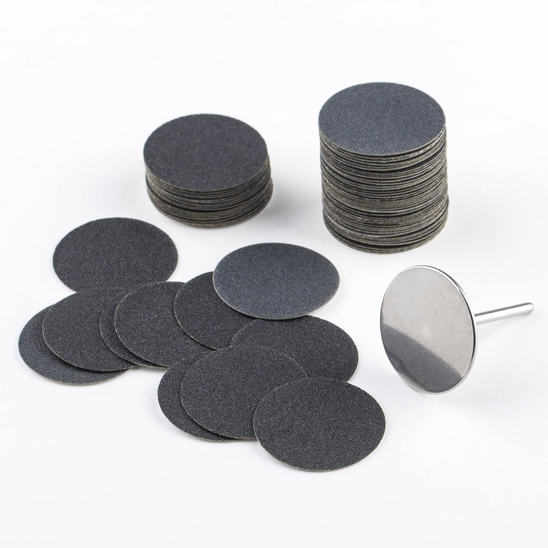 Bng Foot File For Callus Remover, Pack Of 50, Foot Sandpaper, Replacement Foot Files Pads With Electric Sanding Disc Shaft For Foot Care, Cracked Heels, Hard Dead Skin, Pedicure Set - NewNest Australia