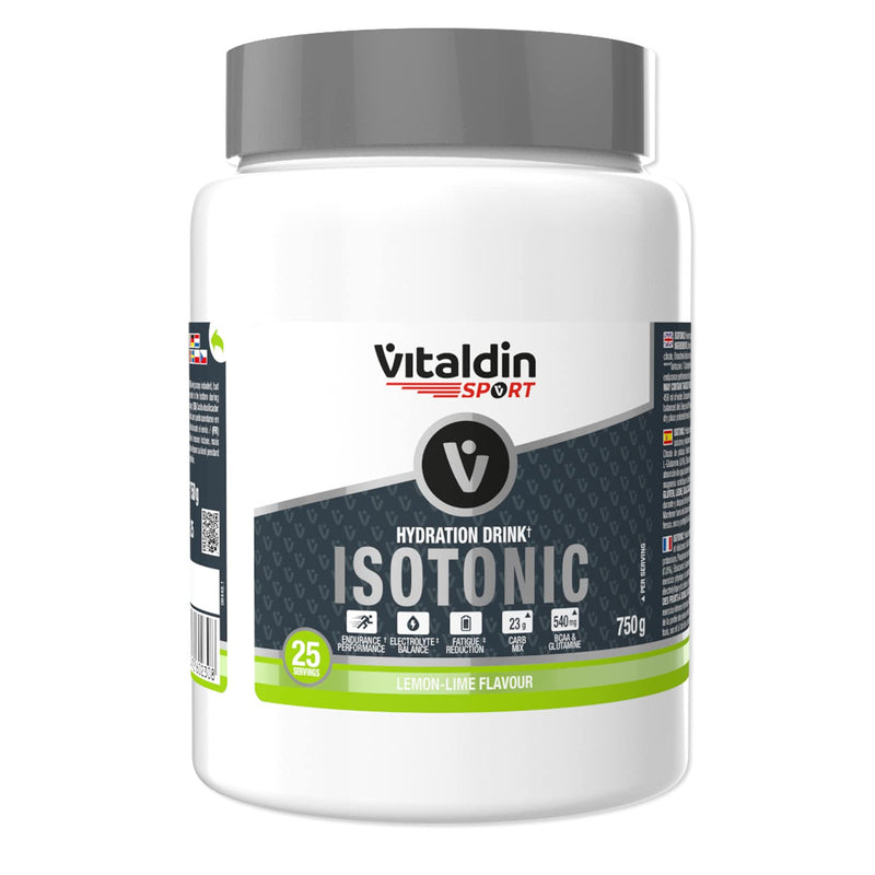 Vitaldin Sport Hydration Drink Isotonic - Isotonic Drink Powder With Electrolytes, Bcaa & Glutamine - For Hydration + Fast & Lasting Energy - Running & Cycling - Lime - 750G - NewNest Australia