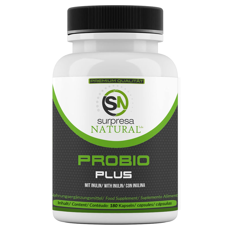 Probio Plus 180 Capsules - 18 Strains Including Bacillus Subtilis (Microbe Of The Year 2023), 20 Billion Cbe Per Day (200 Billion Cfu/G) - With Inulin - Enteric Juice-Resistant Capsules, Vegan - NewNest Australia
