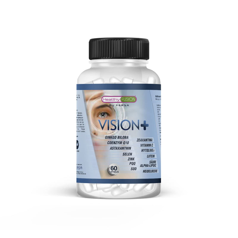Healthy Fusion More Vision Powerful Eye Protector Improves The Quality Of Your Vision Strengthens Eye Tissue And Retina Eliminates Eye Pain Lutein Coenzyme Q10 Myrtilus 60U - NewNest Australia