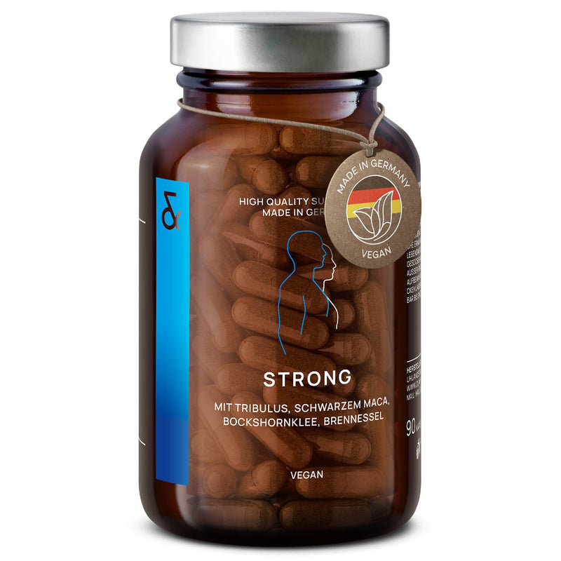 N°32 Strong Black Maca Capsules High Dose with Tribulus Terrestris, Codyceceps, Black Garlic, Fenugreek Seeds, Ginseng, Zinc & Selenium - 90 Capsules - NewNest Australia