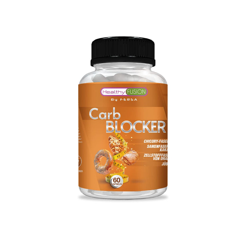 Healthy Fusion Powerful Fat And Carbohydrate Blocker | Slimming Effect | Formula With Sugarlock | Cocoa Seeds, Orange Pulp And Chicory Fibers | Suitable For All Diet | 60U - NewNest Australia