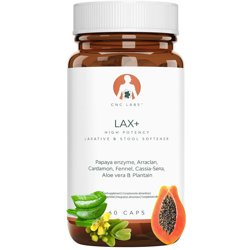 Lax+ 7-In-1 | Laxative For Constipation, Stool Softener, 100% Natural, Laxative Fast Acting Strong, Relieves Constipation | Papaya, Arraklan, Cardamom, Fennel, Sena, Aloe & Plants - NewNest Australia