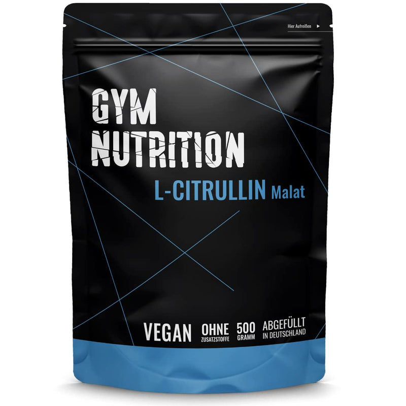 L - CITRULLINE malate powder 2:1-500g High purity - High dosage - Vegan - Bottled in Germany - Pure & without additives from vegetable fermentation - Amino acid - NewNest Australia