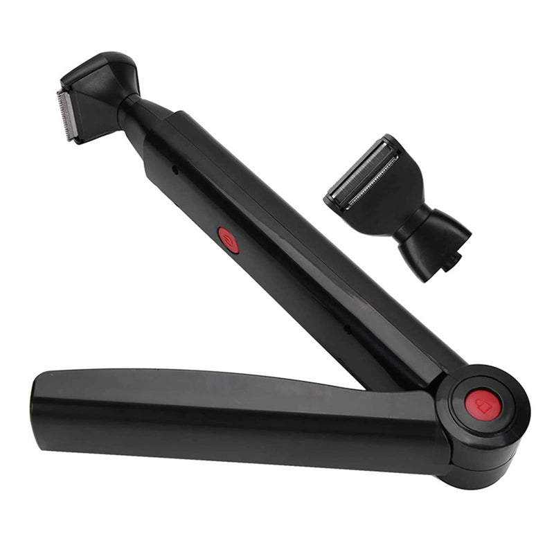 Electric back razor men, hair removal and body razor, electric back razor USB foldable hair body shaving trimmer - NewNest Australia
