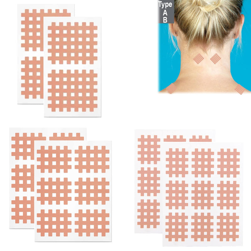 Grid Tape, Cross Tape Mix Box, 34 Pieces Cross Tape Exclusive, Grid Plaster, Acupuncture, Trigger, Grid Plaster, Set Of 3 Sizes, Cross Tape Grid Plaster, Acupuncture Plaster, Grid Tapes - NewNest Australia