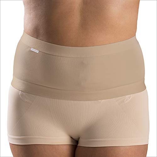 Corsinel Abdominal Bandage For Stoma, Parastomal Hernia, Umbilical & Inguinal Hernia, Relieving For More Mobility, Elastic Abdominal Bandage For Optimal Fit & Smooth Body Contours, 15 Cm High, Beige, - NewNest Australia