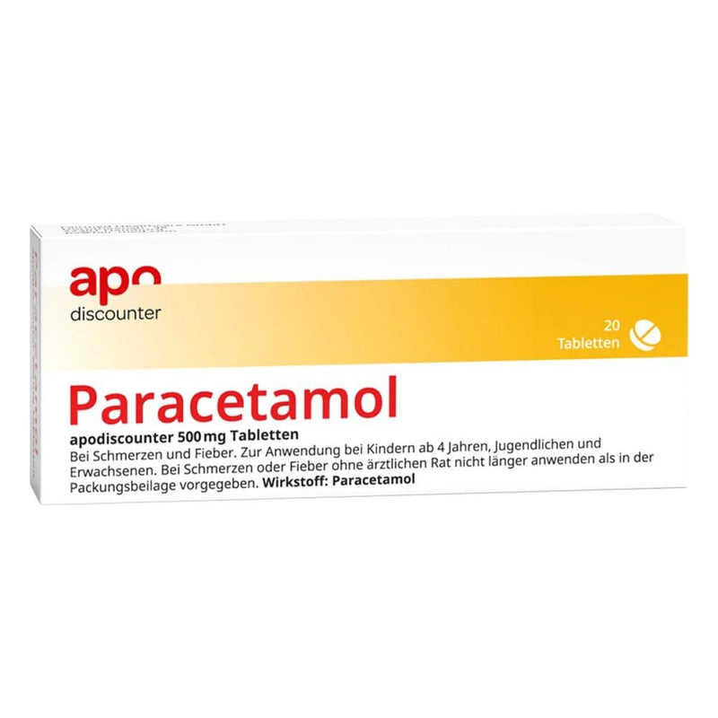 Paracetamol 500 mg tablets for fever and pain 20 pieces - NewNest Australia