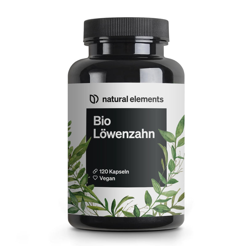 Organic Dandelion - 120 Capsules - 1000Mg Dandelion Root Extract/2 Capsules - High Dose 10:1 Ratio - Vegan, Highly Bioavailable, Without Unnecessary Additives - Produced In Germany & Laboratory Tested - NewNest Australia