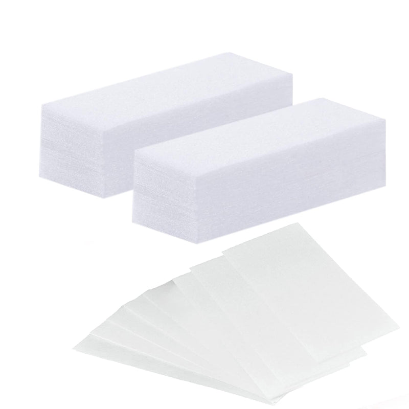 Pack of 200 fleece strips for warm wax and sugar paste wax strips fleece wax strips bikini wax strips for any type of depilation on the leg, chest, back, intimate area and face (7 x 20 cm) 1 piece (pack of 4) - NewNest Australia