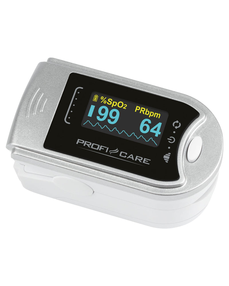 Proficare Pc-Po 3104 Pulse Oximeter For Measuring Pulse And Oxygen Saturation On The Finger, 3-In-1 For Measuring Pulse, Oxygen Saturation And Perfusion Index, Oximeter Finger Clip - NewNest Australia