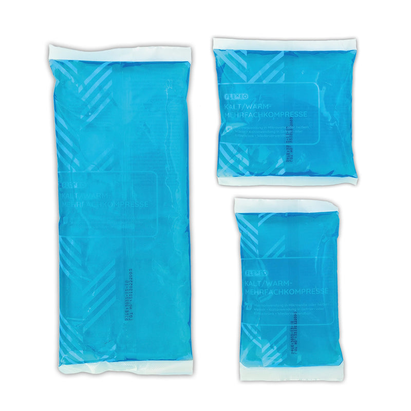 Multiple Compress Hot/Cold Set 3 Pieces Gel Cooling Pads Compress Large & Small Reusable