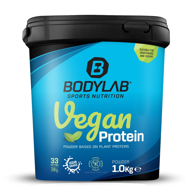 Bodylab24 Vegan Protein Banana Bread, 1000 G, 100% Vegan Protein Powder From Farm Beans, Pea And Pumpkin Seed Protein, With 80 G Protein Each 100 G Powder, Ideal For Muscle Building And Maintenance - NewNest Australia