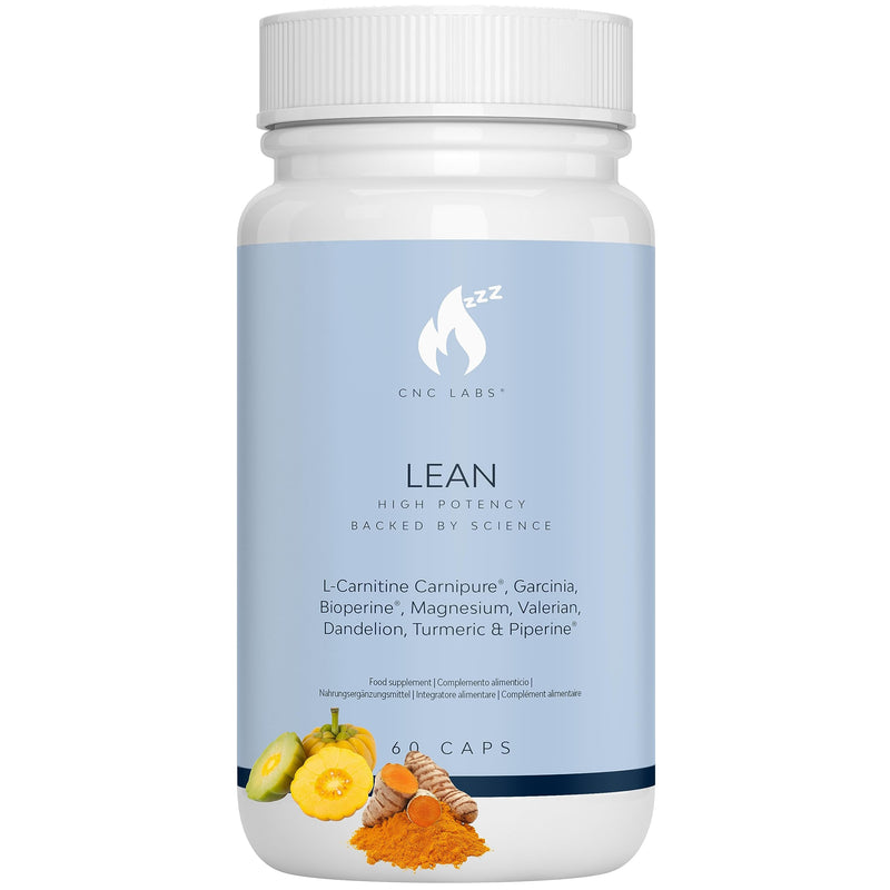 Lose Weight Fast Fat Burner Lean | Fat Burner & Muscle Recovery At Night Caffeine Free, Better Rem Sleep | L Carnitine, Garcinia, Bioperine, Turmeric, Valerian & Magnesium | High Dose & Vegan - NewNest Australia