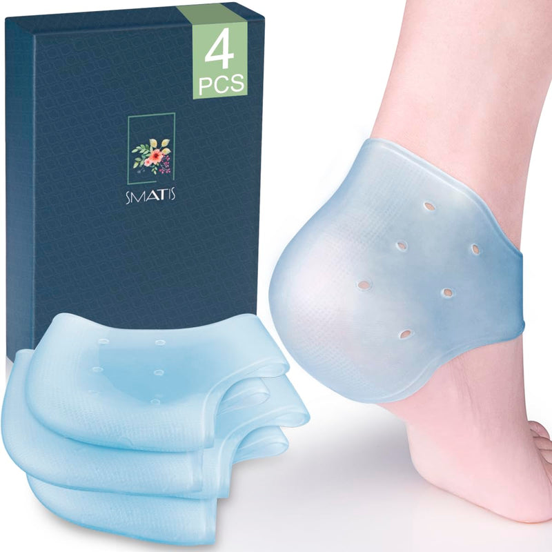 SMATIS Heel Spurs for Plantar Fasciitis, Pack of 4 Heel Pads for Heel Pain, Achilles Tendonitis, Bone Spurs, Aching Feet, Relieves Pain - NewNest Australia
