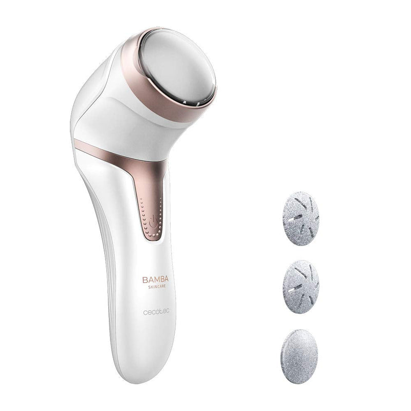 Cecotec Bamba Skincare Electric Foot File, Rechargeable Lithium Battery, Running Time 100 Minutes, Suction And Tank Function, 2 Modes, Includes 3 Discs With Different Grammages - NewNest Australia