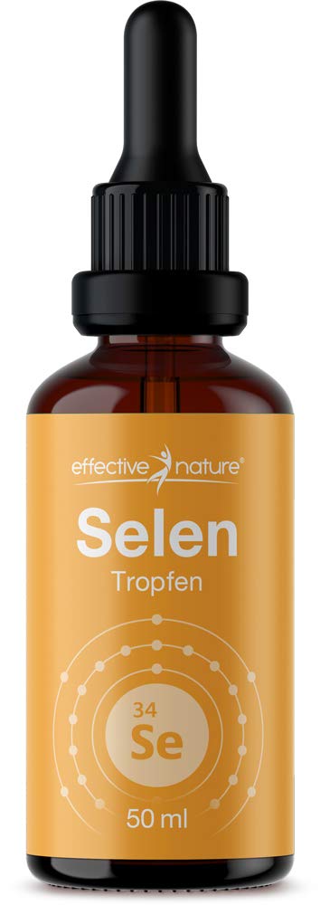 effective nature - High-dose selenium drops - 50 ml - Very good bioavailability - Alcohol-free, vegan - Produced in Germany - Selenium contributes to normal thyroid function - NewNest Australia