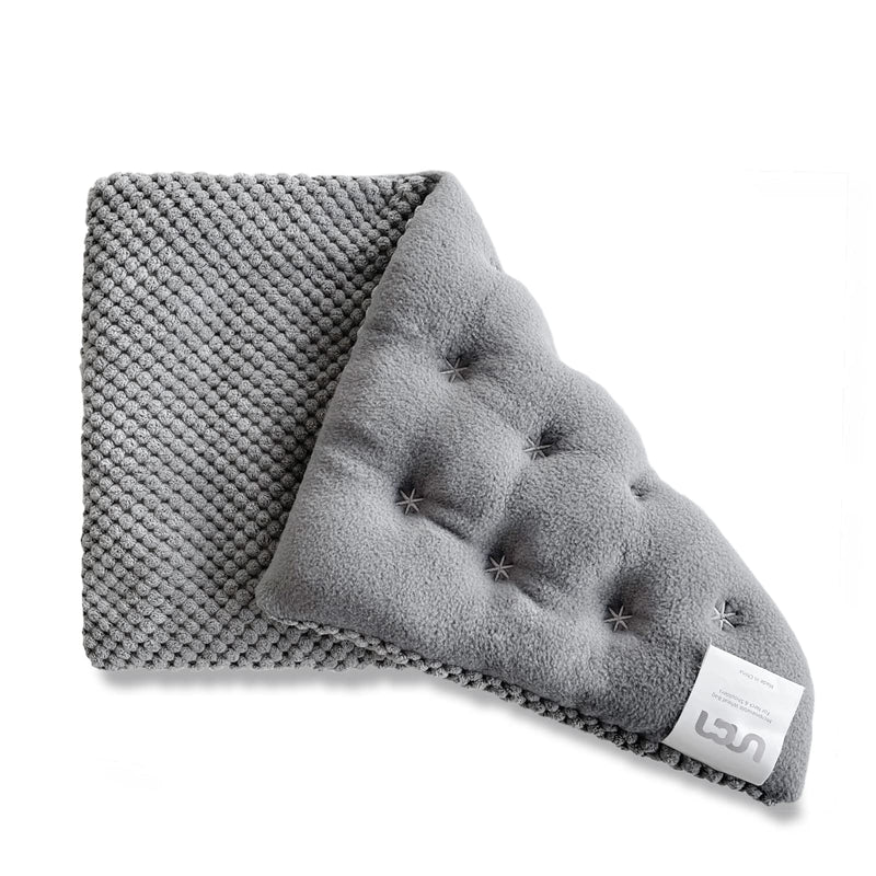 UNCN | Cherry Stone Pillow Microwave Large Natural Back Neck Shoulder | Abdomen Grain Pillow Heat Pad Heating Pad Heat Belt | Cotton Removable Cover Wireless 1000g 40 * 24cm Grey - NewNest Australia