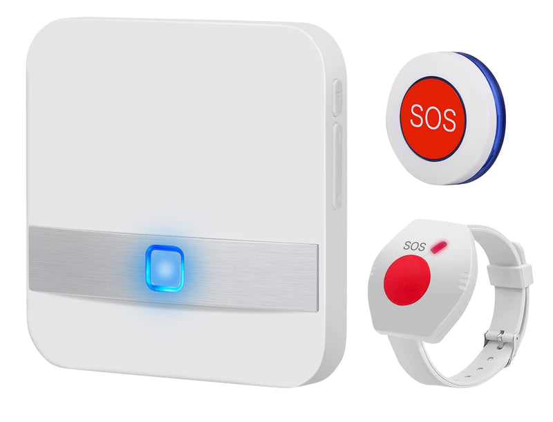 Emergency Call Button For Seniors, Seniors Emergency Call Bracelet With 4 Volume Levels, Emergency Call Bracelet, Emergency Button For Seniors With 52 Ringtones, Emergency Bell For Seniors With 2 - NewNest Australia