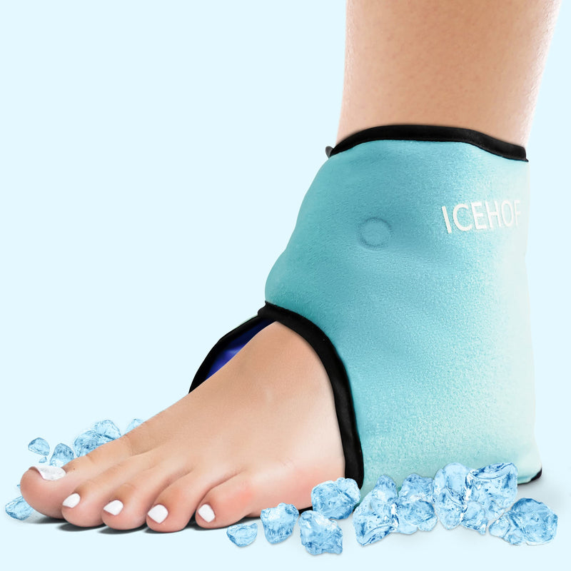 Icehof Cooling Pads Ankle Cooling Bandage Ankle Brace With Cooling Gel Cold Therapy Ankle Rheumatism Chemotherapy Ankle Pain Ankle Bandage One Size (Pack Of 1) - NewNest Australia