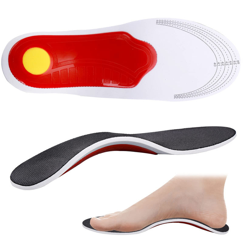 Wllhyf Arch Support Orthopedic Shoe Insoles, Shock-Absorbing Insoles, Comfortable Replacement Insoles For Men, Women, Flat Feet, Plantar Fasciitis, Relieve Foot Pain (Men Eu 40.5-46) - NewNest Australia