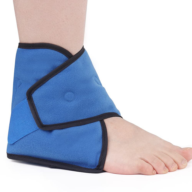 Hilph Cooling Pads Ankle Ankle Cooling Cuff Foot Cooling Bandage Ankle Gel Ice Pack For Hot And Cold Therapies Cool Pack For Ankle Sprain, Swelling, Plantar Fasciitis, Blue - NewNest Australia