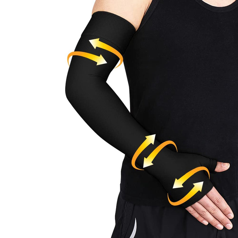 Beister Lymphedema Medical Compression Arm Sleeve Women & Men (Pack Of 1), 20-30 Mmhg Compression Sleeves, Palm & Wrist & Arm Support, Elbow Brace, Arm Support For Arthritis, Tennis Elbow - NewNest Australia