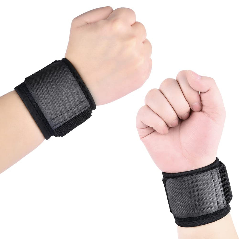 Acwoo Wrist Bandages, Pack Of 2 Breathable Wrist Wraps, Wrist Support Bandage With Elastic Velcro Fastening, Wrist Bandages Fitness For Sports, Gymnastics, Strength Training - NewNest Australia