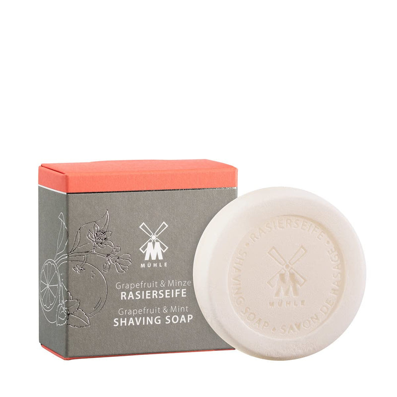 MÜHLE shaving soap - high-quality shaving soap with grapefruit & mint for all skin types - fruity & invigorating - 65 g - NewNest Australia