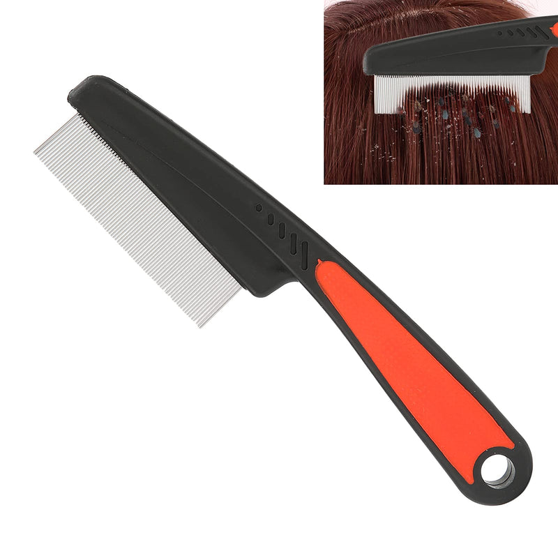 Lice Comb, Stainless Steel Fine Tooth Comb, Professional Nit Comb, Head Lice Remover, Hair Comb, Pet Comb, Effectively Removes Head Lice Lice Dandruff Hair Stains - NewNest Australia