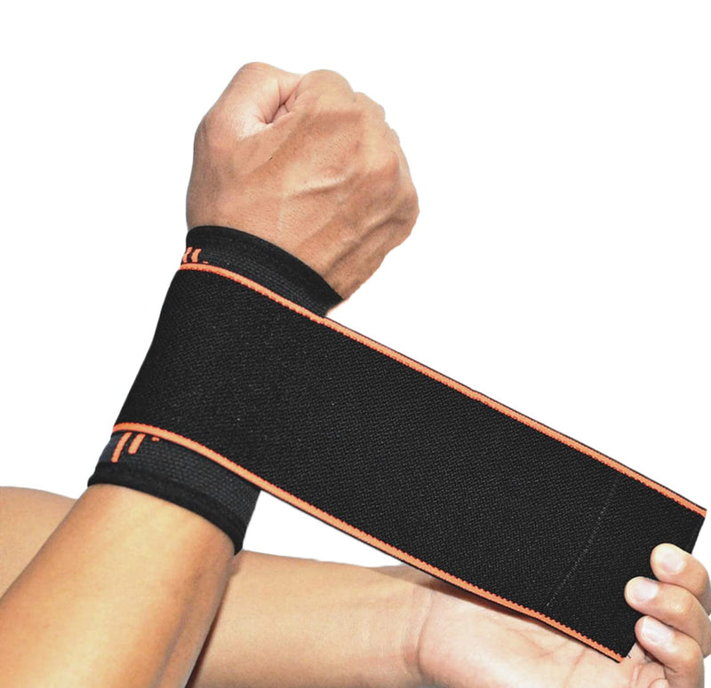 SOLO ACTFIT wrist bandage with Velcro fastener, elastic and adjustable wrist guard against tendonitis, adjustable wrist support hand bandage for sports, fitness - NewNest Australia