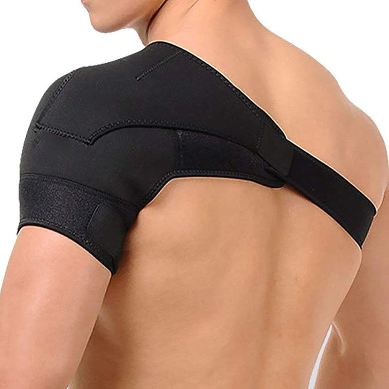 SOLO ACTFIT Shoulder Brace Adjustable Neoprene Wrap Arm Support Shoulder Support to Protect Against Injury Pain Rotator Elastic Sports Cuffs for Right and Left - NewNest Australia