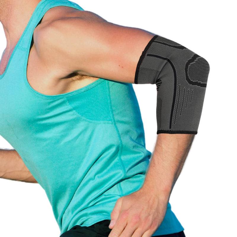 Tech Therapeutics Elbow Support For Tennis Elbow, Tendonitis And Golfer'S Arm - For Firm And Comfortable Support For Gymnastics, Crossfit, Weightlifting, Paddle, Tennis And Break - M - NewNest Australia