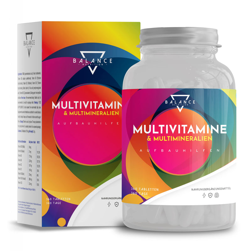 MULTIVITAMIN - 360 TABLETS (12 months) | High-dose multivitamin tablets | Vitamins AZ High Dose | Vitamins, minerals with vitamin A, B, C, D3, E, zinc, selenium, copper - NewNest Australia