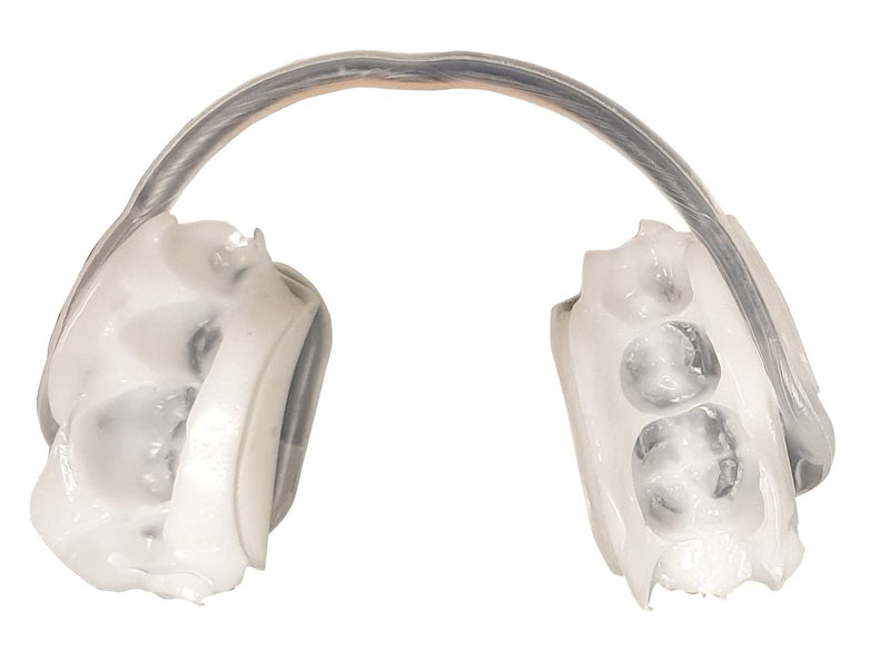 AquaSplint thermo prefabricated CMD bite splint, immediate help for jaw joint pain, muscle relaxation, lined, not against grinding, Made in Germany - NewNest Australia