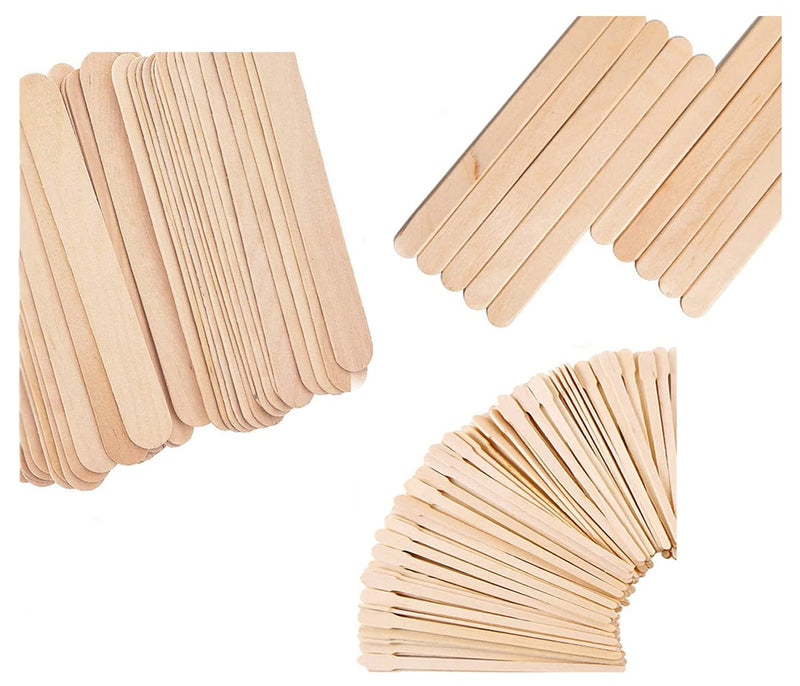 150 Wooden Spatulas Waxing, Small Wax Spatula Wood Wax Sticks Eyebrow Waxing Applicators Wooden Craft Sticks Face Body Hair Removal Sticks, Hair Removal Wooden Sticks, Wooden Spatula Hair Removal - NewNest Australia
