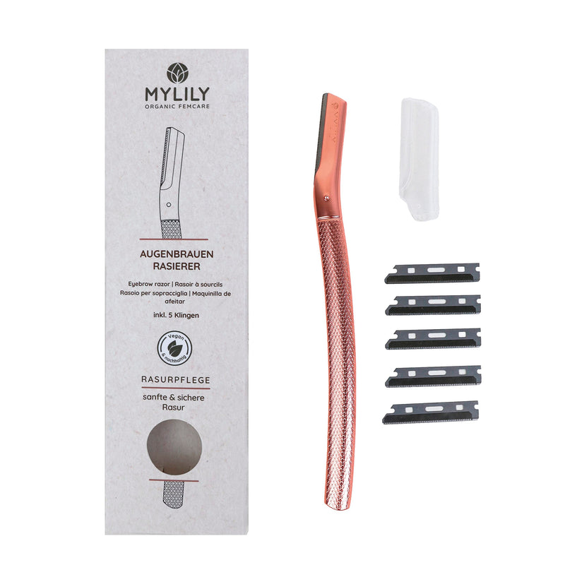 MYLILY eyebrow razor rose gold | Facial razor women | Dermaplaning face | Eyebrow razor for women | Face Razor Woman | Eyebrow knife - NewNest Australia