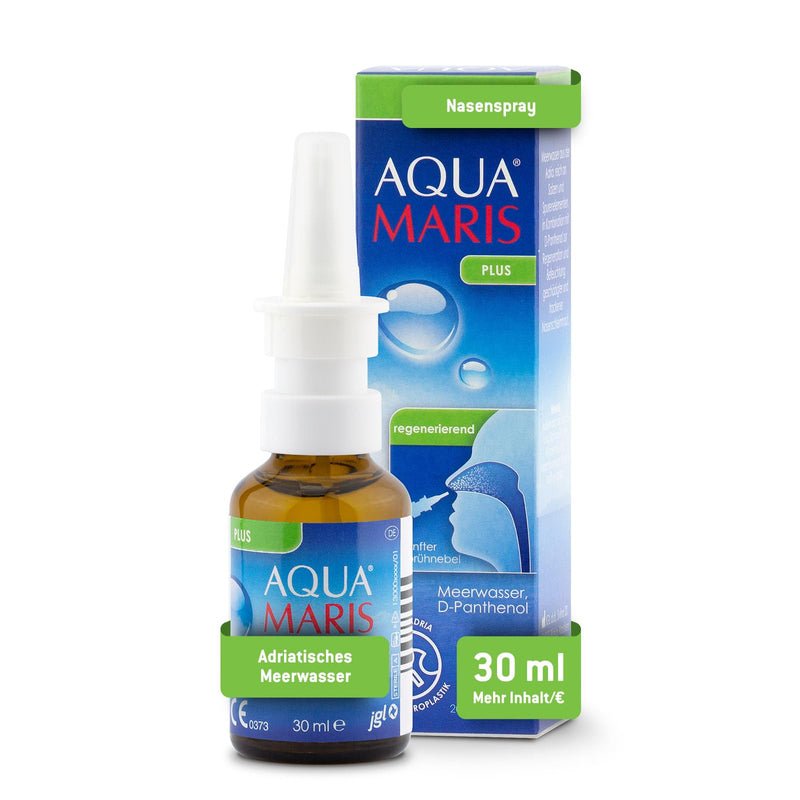 Aqua Maris Plus 30 Ml, Seawater Nose Spray For Regeneration And Moisturizing The Nasal Mucosa, Natural Moisture For The Nose, Enriched With D-Panthenol, Adults And Children - NewNest Australia