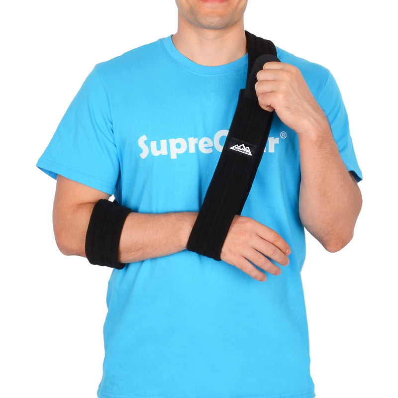 Supregear Arm Sling, Adjustable Shoulder Brace Immobiliser Rotator Cuff Lightweight Arm Swathe Support For Shoulder Injuries, Broken Bones For Left Right Arm Men Women - NewNest Australia