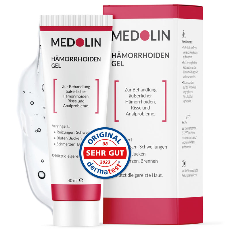 Medolin® hemorrhoid ointment - against swelling, itching, pain and bleeding - anti-inflammatory hemorrhoid ointment - scientifically proven effect, 40 ml - NewNest Australia