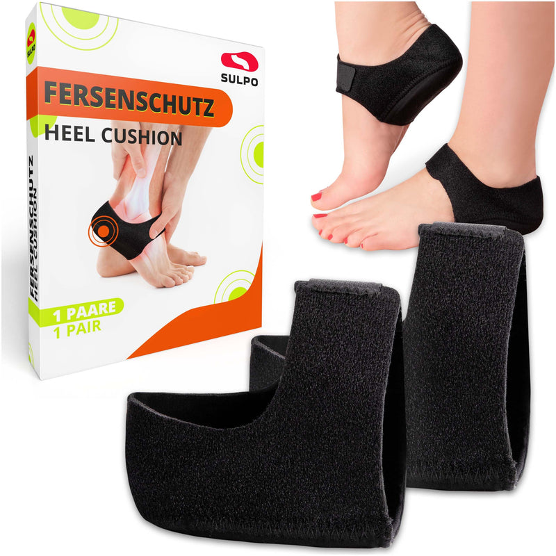 SULPO 1 pair of heel spur insoles - orthopedic silicone heel protection for shoes - heel pads - insoles gel - socks 40-46 L 40 - 46 - NewNest Australia