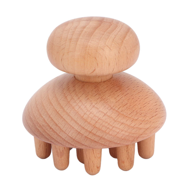 Wooden Mushroom Massager, Wooden Mushroom Shape Massager, Manual Massage Sets And Kits, Manual Wooden Massager, Anti-Cellulite Relief, Muscle Tension For The Overall - NewNest Australia