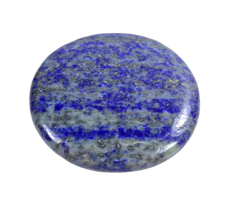 Lapis lazuli disc stone | Hand flatterer pocket stone | High quality gemstone Life Source Plus - NewNest Australia
