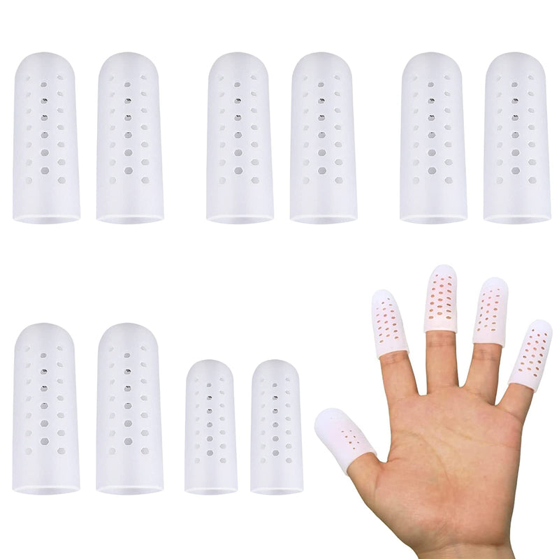 Karells Gel Finger Cots, Finger Protection, Silicone Finger Protector, Finger Protection, Silicone Gel, Finger Cots, Thumb Protection, Finger Sleeves, Finger Caps, Silicone For Hand Czema, Finger Arthritis - NewNest Australia