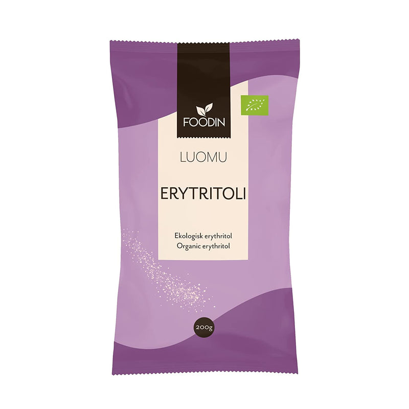 FOODIN erythritol organic, 600g (3x200g), natural sugar alternative - NewNest Australia