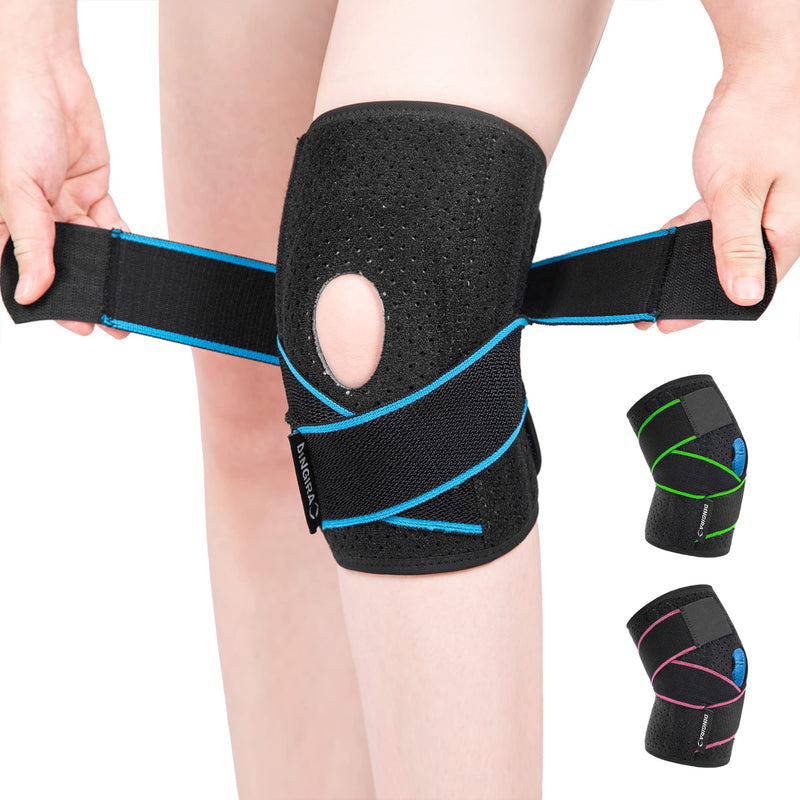 Dingira Knee Support For Men And Women, Breathable Orthopedic Knee Support, Adjustable Knee Support For Knee Pain, Meniscus Tear, Arthritis And Joint Pain Relief (Blue, L) - NewNest Australia